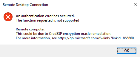 CredSSP_authentication_error_after_installing_May_8_2018_patch_Windows_10_1_.png
