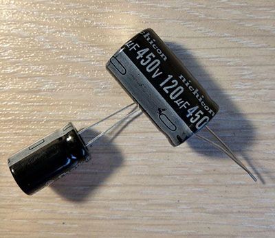 120uf - 450v-ایکس ویژن - خازن