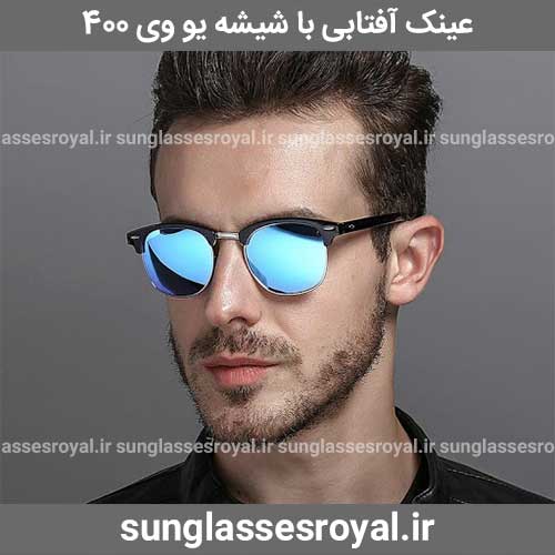 عینک آفتابی مردانه مارک دار uv400
