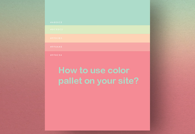 تاثیر رنگ در طراحی سایت شرکتی