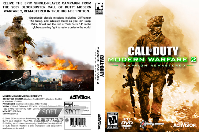 Call of Duty Modern Warfare 2 Campaign Remastered Cover